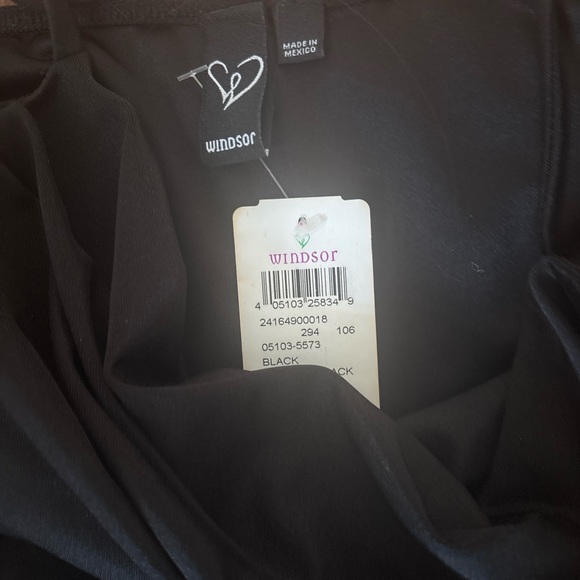 Windsor Black Cowl Neck Mini Slip Dress - Picture 4 of 5